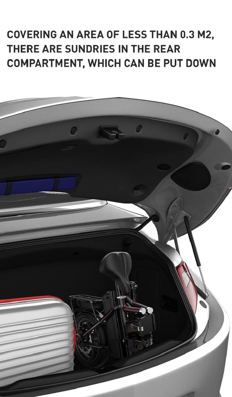 bicicleta eléctrica plegable de 14 pulgadas y ligera