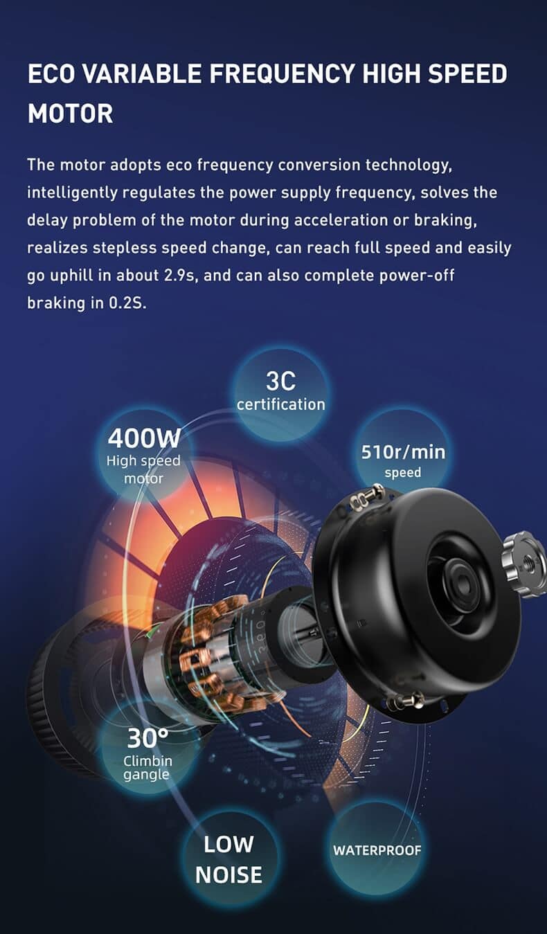 bicicleta eléctrica plegable-ligera-400W