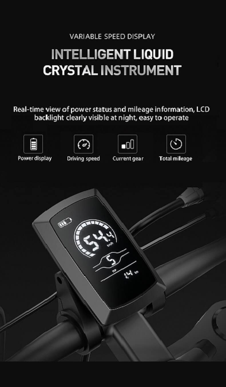 electric-mountain-bike-full-suspension-with-LCD-display