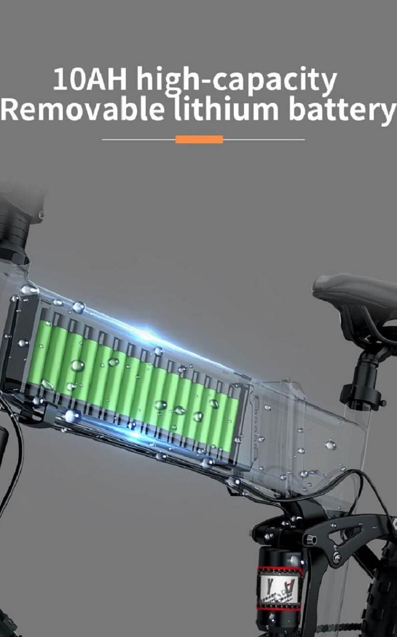 Vélo électrique à suspension intégrale 1000W