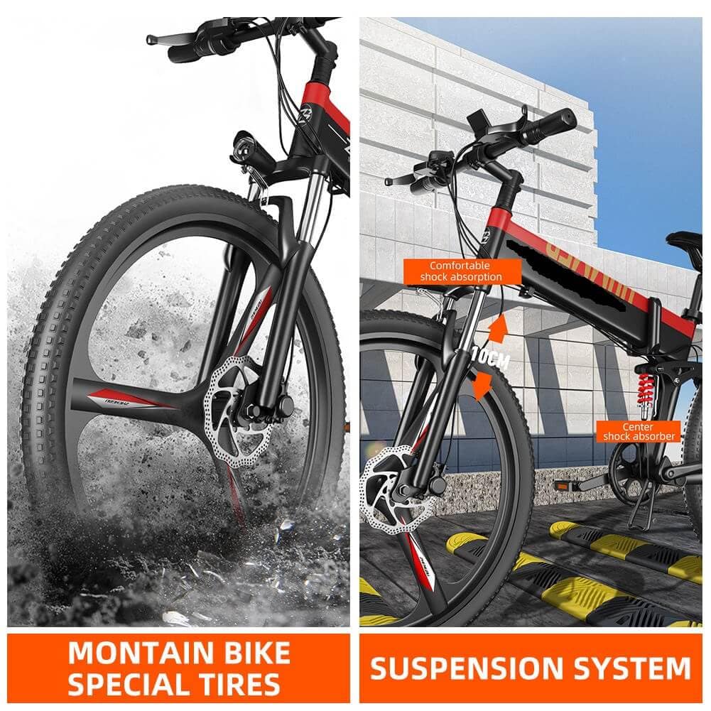 vélo-montagne-électrique-pliable-écran-lcd