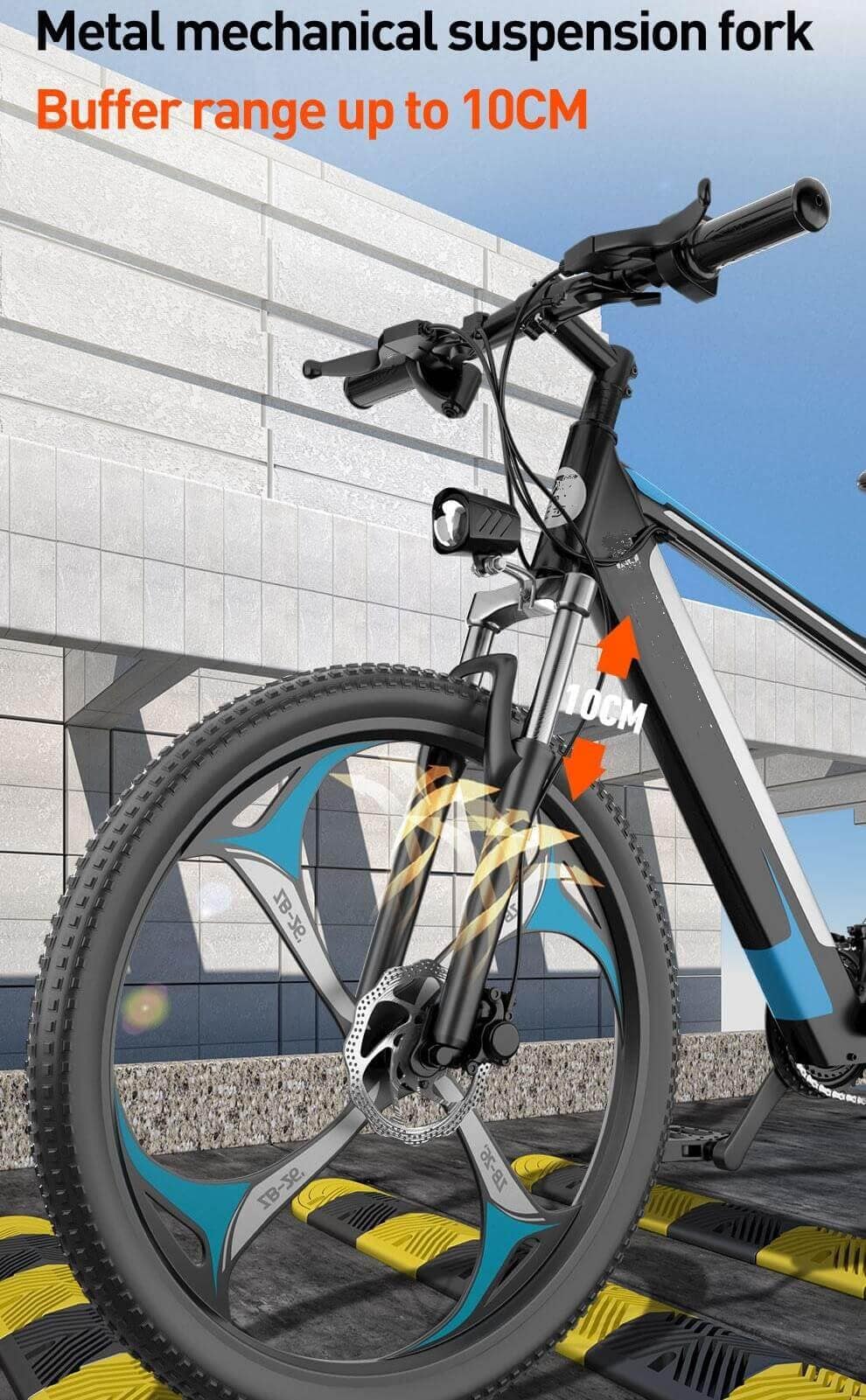 homme-vélo de montagne-électrique-500W