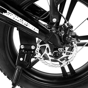 bicicleta plegable-eléctrica-motor de ruedas gordas