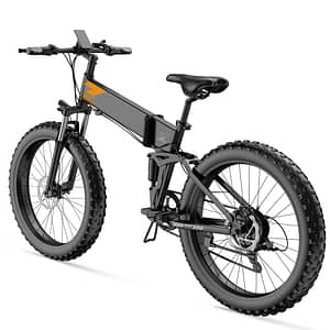 bicicletta elettrica a sospensione completa con pneumatico grasso 1000W