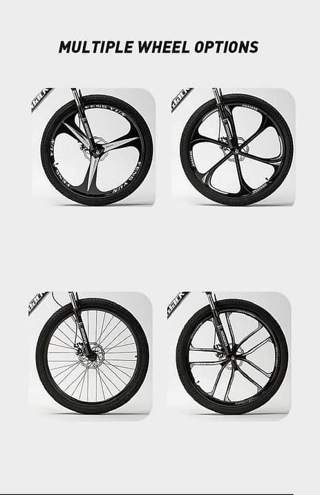 rueda de bicicleta de montaña
