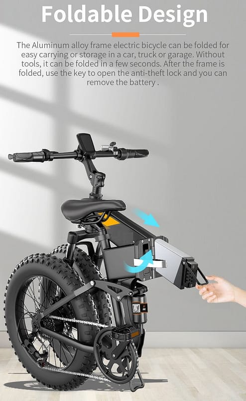 vélo-électrique-gras-pleine-suspension-26-pouces